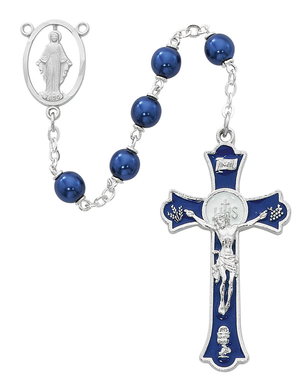 Blue Metallic Holy Mass Rosary – Lagron Miller Company