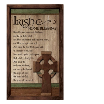 IRISH HOME BLESSING WALL PLAQUE – Lagron Miller Company